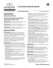 SNOWJOE SUNJOE SPX2597-MAX Operator's Manual