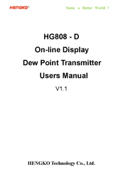 HENGKO HG808-D User Manual