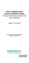 Moxa Technologies EXPC-F2150W-TL7-DC Quick Installation Manual