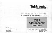 Tektronix 2337 Instruction Manual