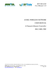 AUREL RFTide RFT-868-4CH User Manual