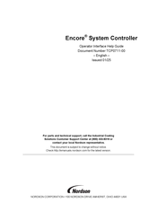 Nordson Encore Help Manual