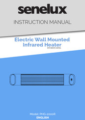 senelux PHG-2000R Instruction Manual