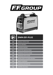 F.F. Group DWM-201-PLUS Original Instructions Manual