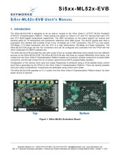 Skyworks SI5 ML52 EVB Series User Manual
