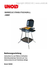Unold JIMMY 58585 Instructions For Use Manual