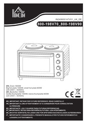 HOMCOM 800-198V90 Quick Start Manual