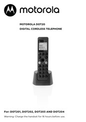 Motorola DOT202 Manual