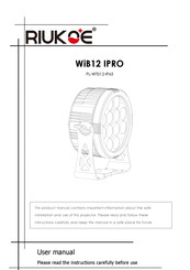 RIUKOE WiB12 IPRO User Manual