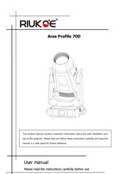 RIUKOE Ares Profile 700 User Manual