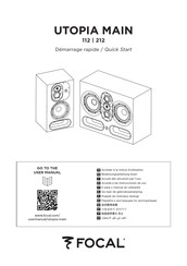 Focal UTOPIA MAIN 212 Quick Start Manual
