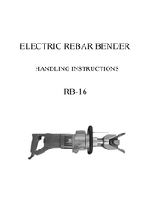 VEVOR RB-16 Handling Instructions Manual