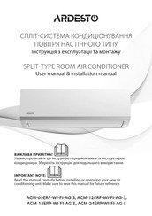 ARDESTO ACM-24ERP-WI-FI-AG-S User & Installation Manual