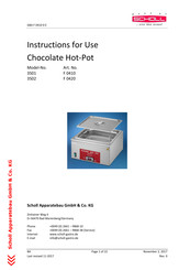 Scholl 3501 Instructions For Use Manual