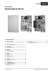 Danfoss Termix Solar A+ Operating Manual