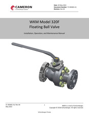 Schlumberger CAMERON WKM 320F Installation, Operation And Maintenance Manual