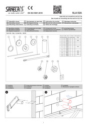 Sanela SLA 52A Mounting Instructions