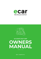 ECAR GOLF A2 Owner's Manual