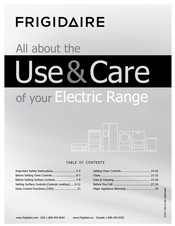 Frigidaire CFEF3024RWA Use & Care Manual