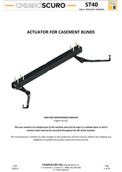 CHIAROSCURO ST40.1A.R User And Maintenance Manual