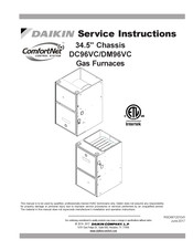 Daikin DC96VC Service Instructions Manual