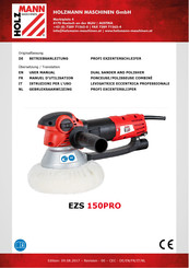 HOLZMANN MASCHINEN EZS 150PRO User Manual