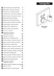 Hans Grohe Shower Select 15765000 Instructions For Use/Assembly Instructions