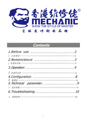 MECHANIC MC75T-B3 Manual