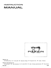 Tektronix Type 82 PLUG-IN Instruction Manual