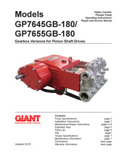 Giant GP7645GB-180 Repair And Service Manual