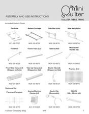 Grace Company Mini Quilter Assembly And Use Instructions