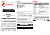Digisol DG-GS1510L Quick Installation Manual