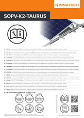Innotech TAURUS-VB-11 Installation Instructions Manual