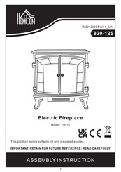 HOMCOM YH-16 Assembly Instruction Manual