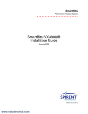 Spirent SmartBits 6000B Installation Manual
