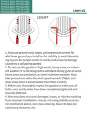 YitaHome FTPLCG-0351 Assembly Instructions Manual