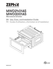 Zephyr MWD2401AS Use, Care And Installation Manual