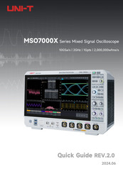 UNI-T MSO7204X Quick Manual