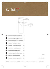 Avital AMATO 12234165 Assembly And Operating Instructions Manual