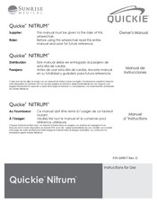Quickie Nitrum Owner's Manual