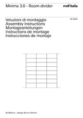 Mdf Italia Minima 3.0 Assembly Instructions Manual