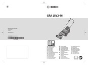 Bosch GRA 18V2-46 Original Instructions Manual