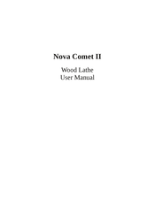 Teknatool NOVA Comet II User Manual
