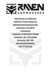 Raven S160 Junior Instruction Manual
