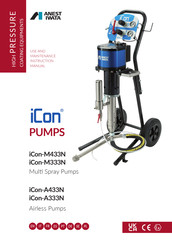 Anest Iwata iCon-M433N Use And Maintenance Instruction Manual