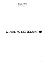 Ducati SPORT TOURING 4 2000 Workshop Manual
