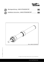 Hauff-Technik HAW-E ETGAR BHP SET Installation Instructions Manual