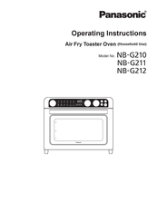Panasonic FlashXpress NB-G211 Operating Instructions Manual