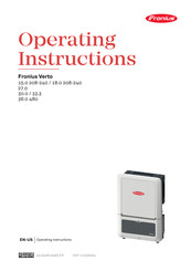 Fronius FR-4.210.405 Operating Instructions Manual