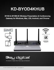 Key Digital KD-BYOD4KHUB Manual
